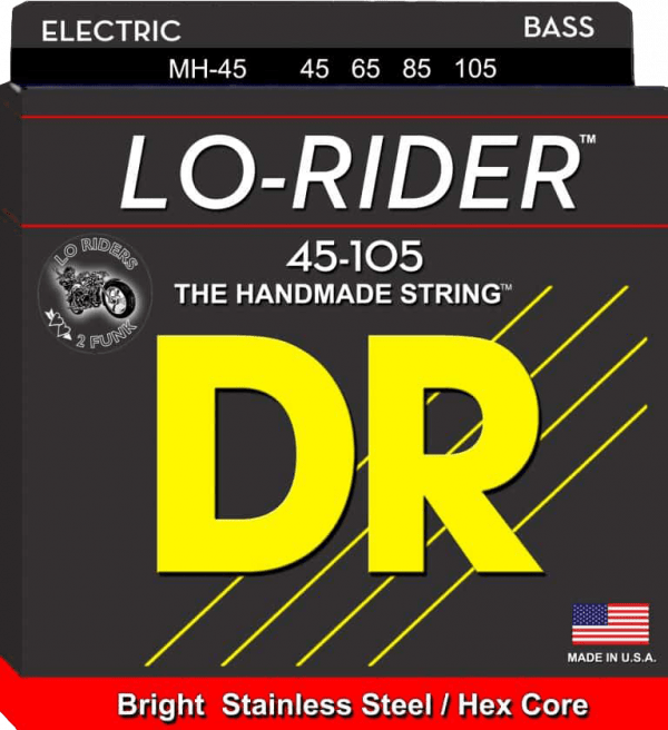 DR Strings Lo-Rider 4 String Medium (45-105)