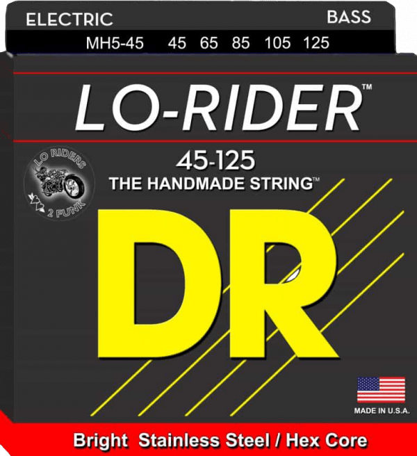 DR Strings Lo-Rider 5 String Medium (45-130)