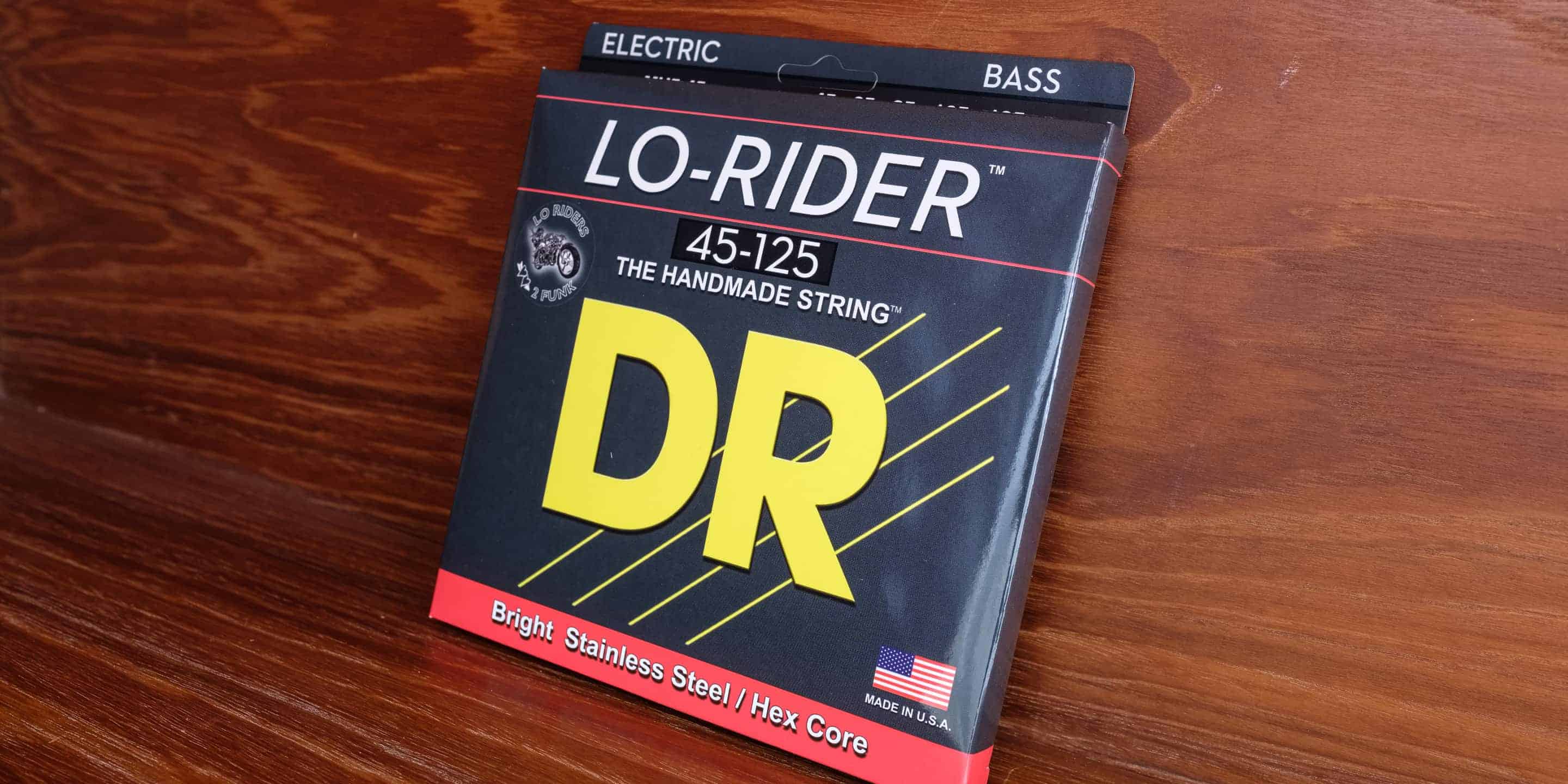 Stainless Steel Hex Core 5 String Bass 45-125 DR Strings Lo-Rider 
