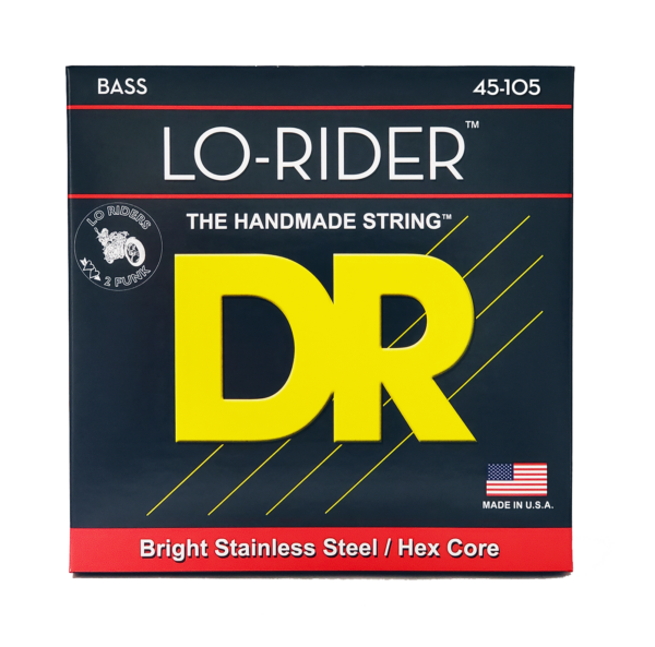 DR Strings Lo-Rider 4 String Medium (45-105)