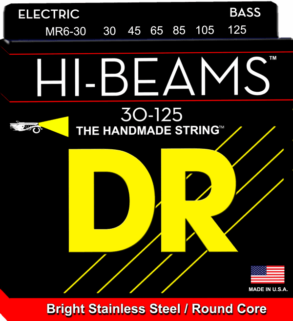 DR Strings HI-Beam 6 String Medium (30-125)