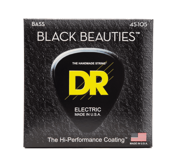 DR Strings Black Beauties 4 String Medium (45-105)