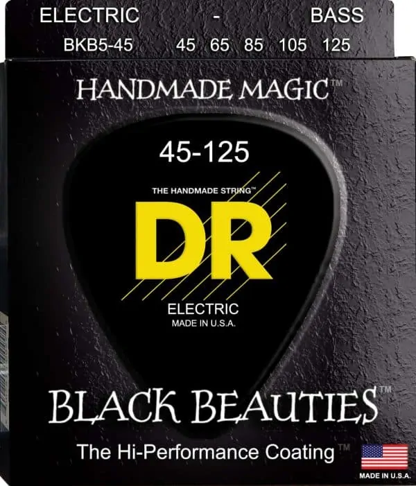 DR Strings Black Beauties 5 String Medium (45-125)