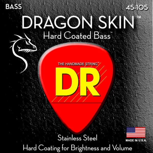 DR Strings Dragon Skin 4 String Medium (45-105)