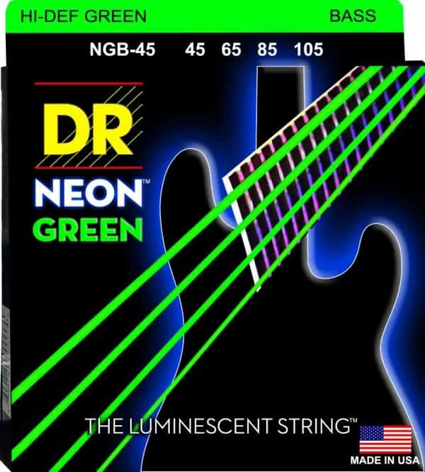DR Strings Neon Green 4 String Medium (45-105)