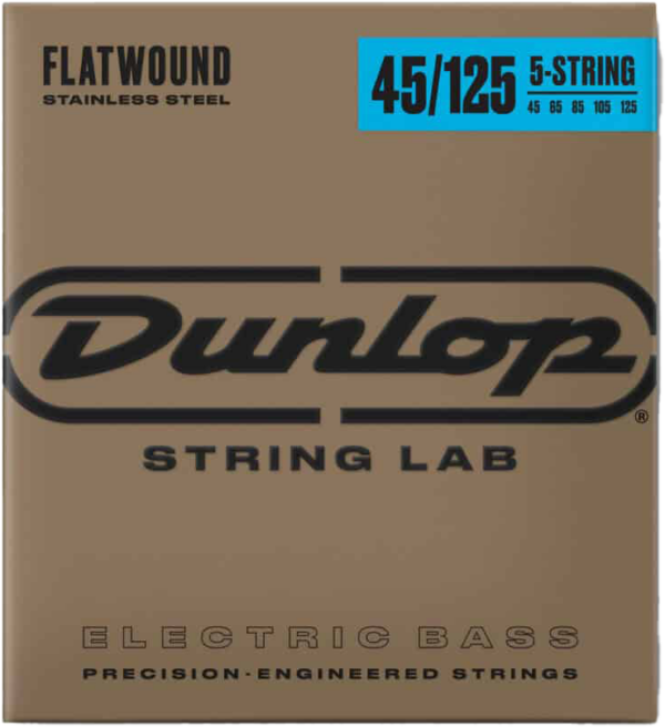 Dunlop Flatwound 5 string (45-125)