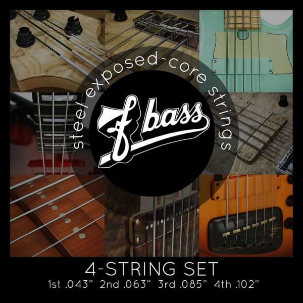 F Bass Stainless Exposed Core 4-strings (43-102)