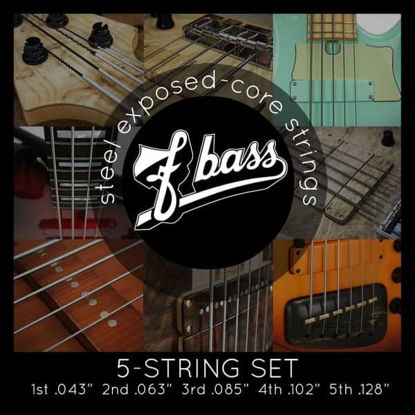F Bass Stainless Exposed Core 5-strings (43-128)