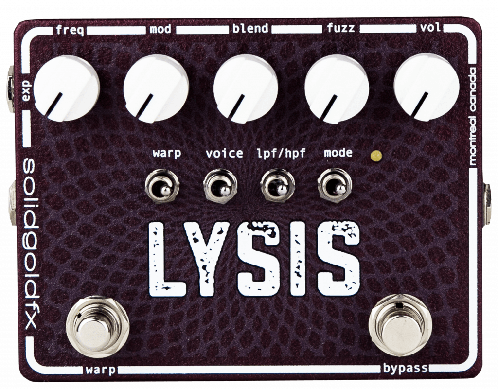 Solidgoldfx Lysis Polyphonic Octave Down Fuzz Modulator MKII | Bass Buddha