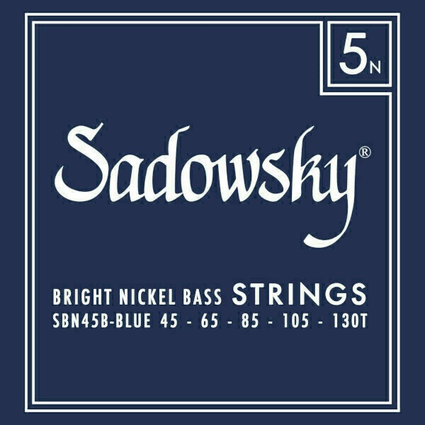 Sadowsky Blue Label Stainless 5 String (40-130T)