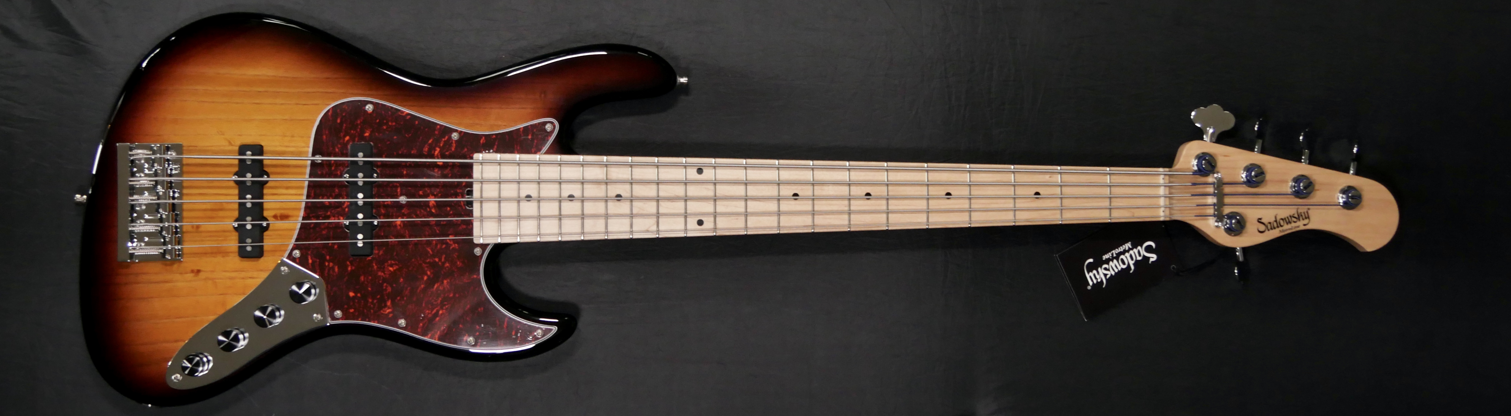 Sadowsky Metroline 21-5 Vintage J 59 Burst Transparent High Polish
