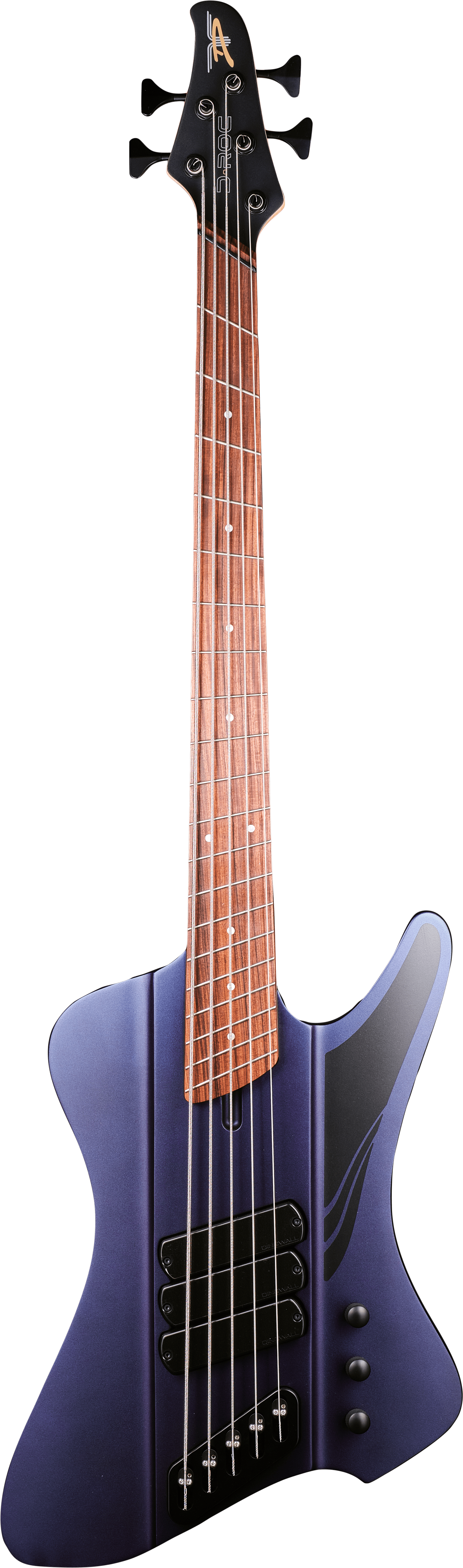 Dingwall DRoc 5 Standard Matte Blue to Purple Colorshift Bass Buddha