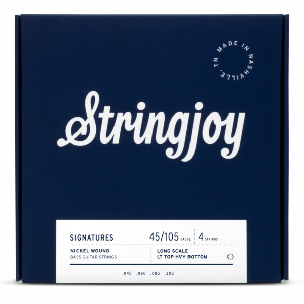 Stringjoy Light Top / Heavy Bottom Gauge (45-105) 4 String Long Scale Nickel Wound