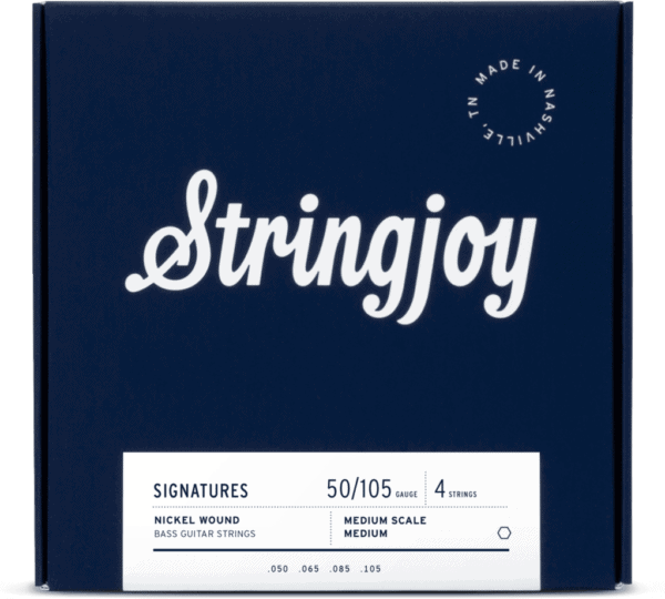 Stringjoy Medium Gauge (50-105) 4 String Long Scale Nickel Wound