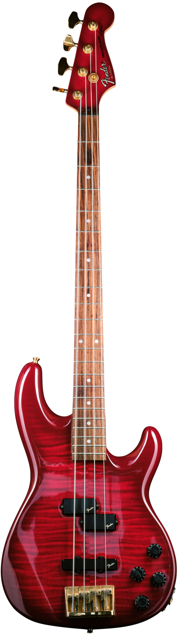 Fender PJ Lyte MIJ 1993 Red Flame Made in Japan