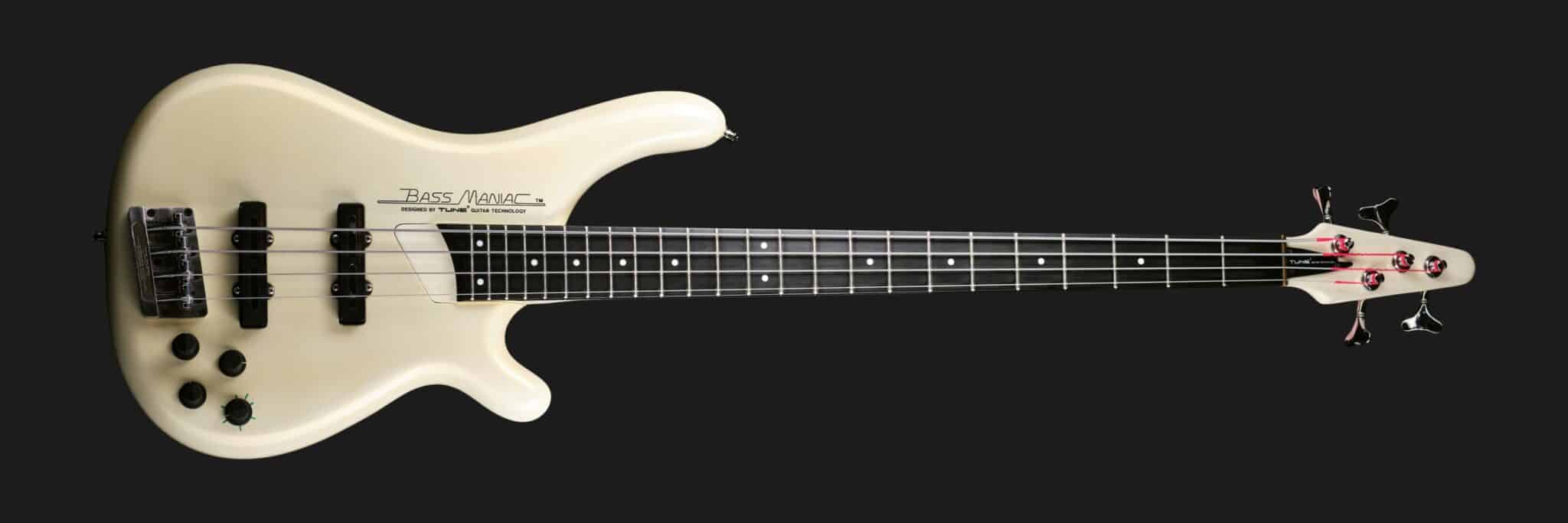 Preowned Tune Bass Maniac TM JJ4 Pearl White Bass Buddha