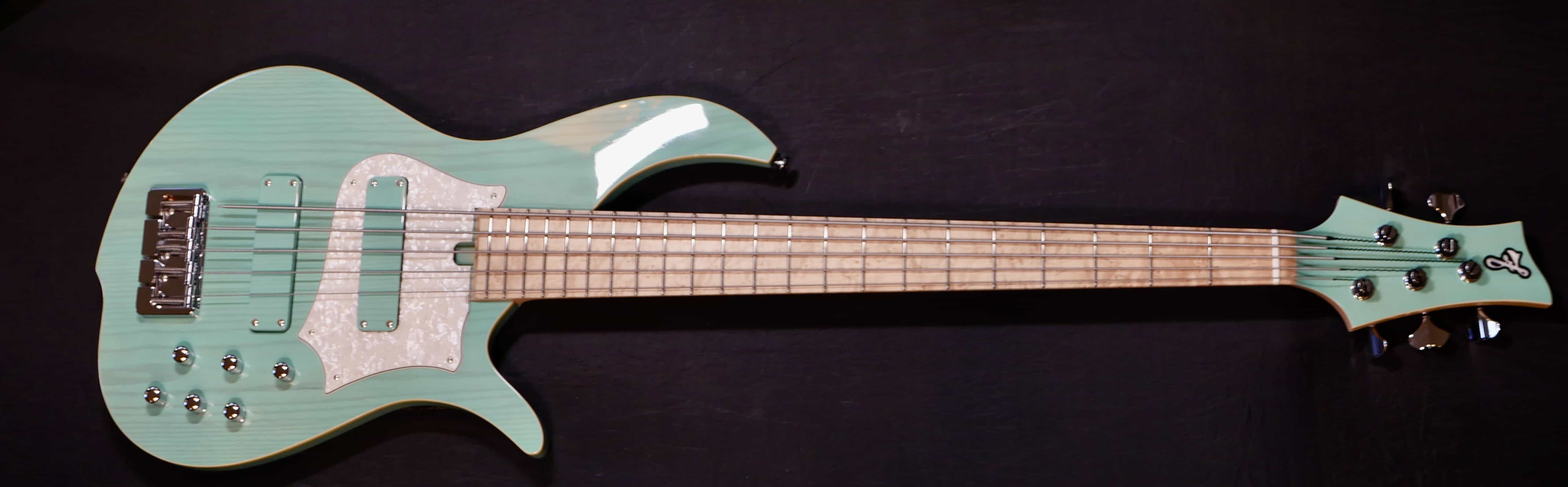 F-Bass BN5 Seafoam Green Flat Face