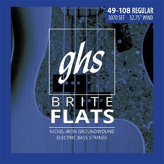GHS Strings Brite Flats 49-108 Short Scale