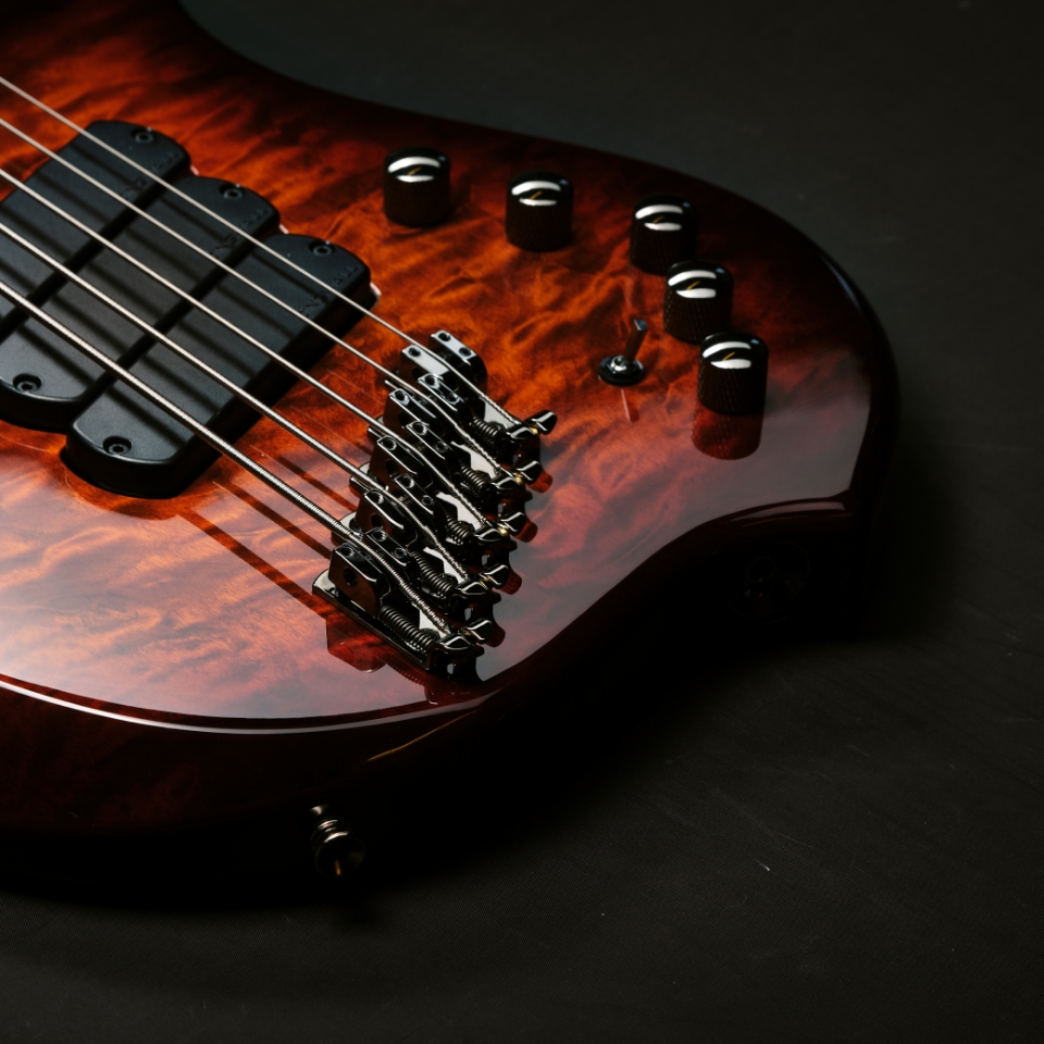 Dingwall Combustion 5 Quilted Maple Vintage Burst | Bass Buddha