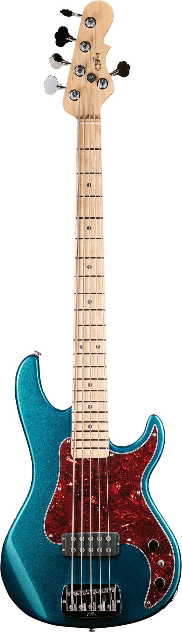 G&L Guitars Kiloton 5 Build To Order USA Emerald Blue Metallic Super Light Weight