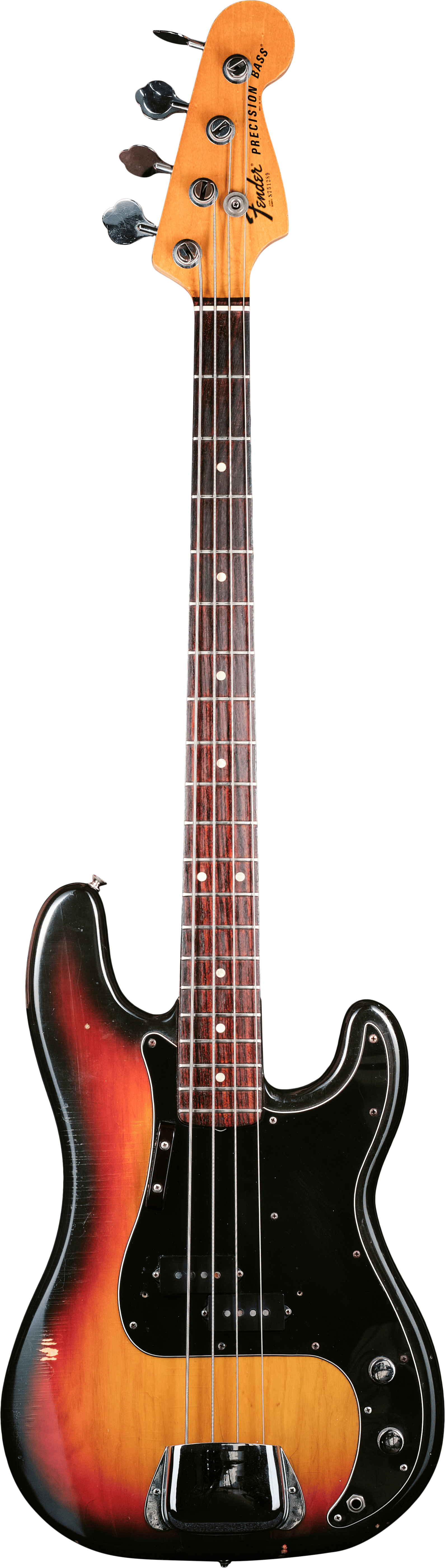Pre-owned Fender P bass Sunburst (1977) | Bass Buddha