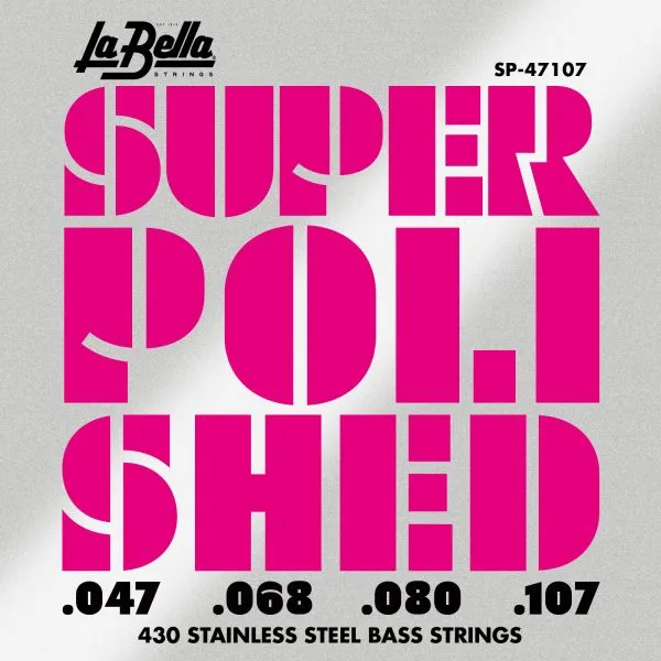 La Bella SP-47-107 SUPER POLISHED BASS STRINGS