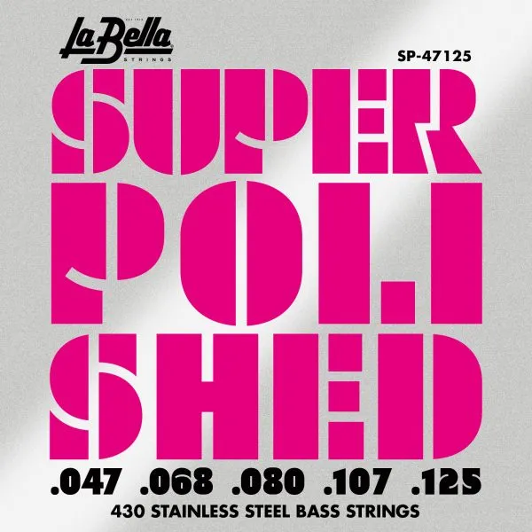 La Bella SP-47-125 SUPER POLISHED BASS STRINGS