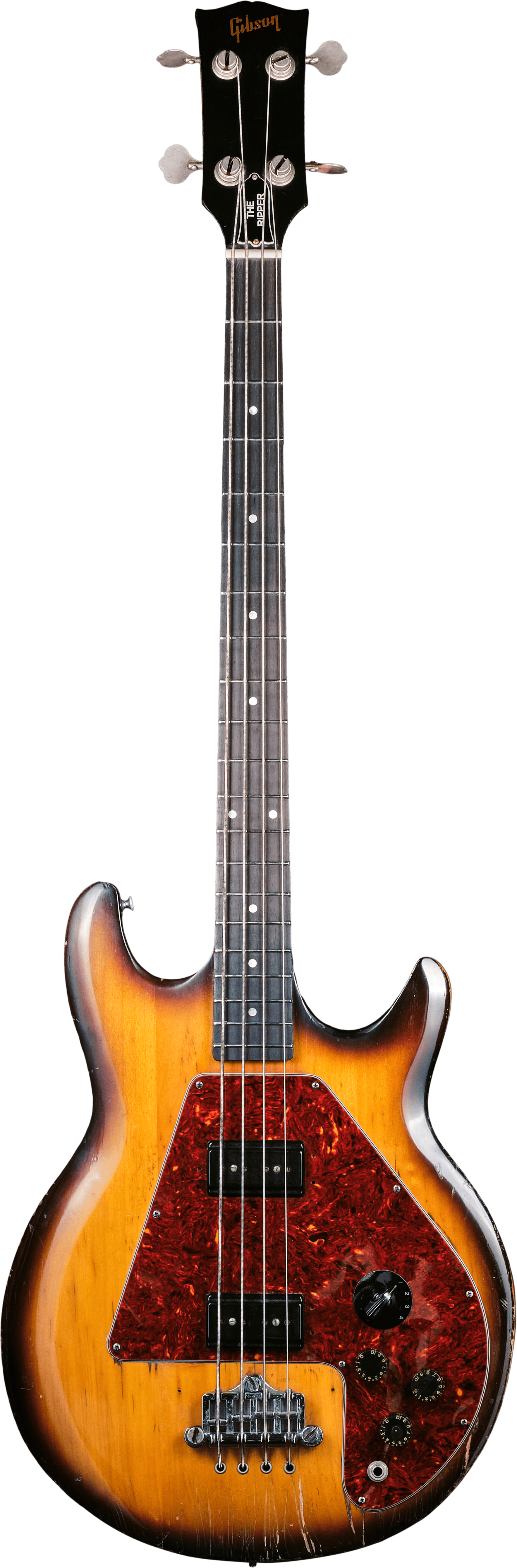 Red Gibson Ripper Pre-owned Gibson Ripper L-9 Tobacco Burst (1973) | Bass Buddha