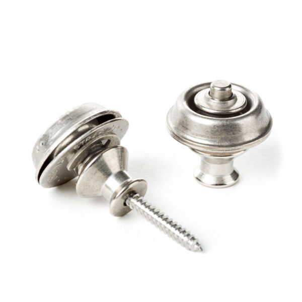 Dunlop Straplok Dual Design Vintage Nickel