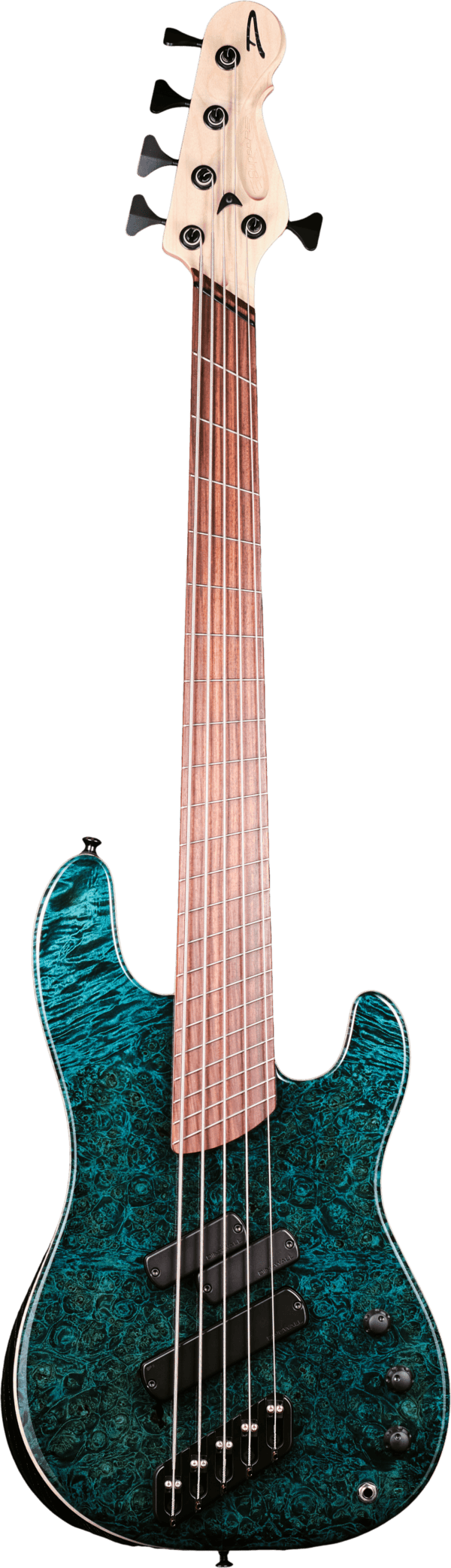 Dingwall Super PJ5 Stormy Seas Maple Burl Top