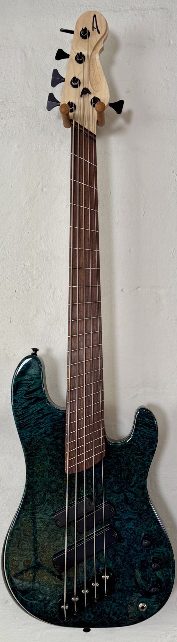 Dingwall Super PJ5 Stormy Seas Maple Burl Top