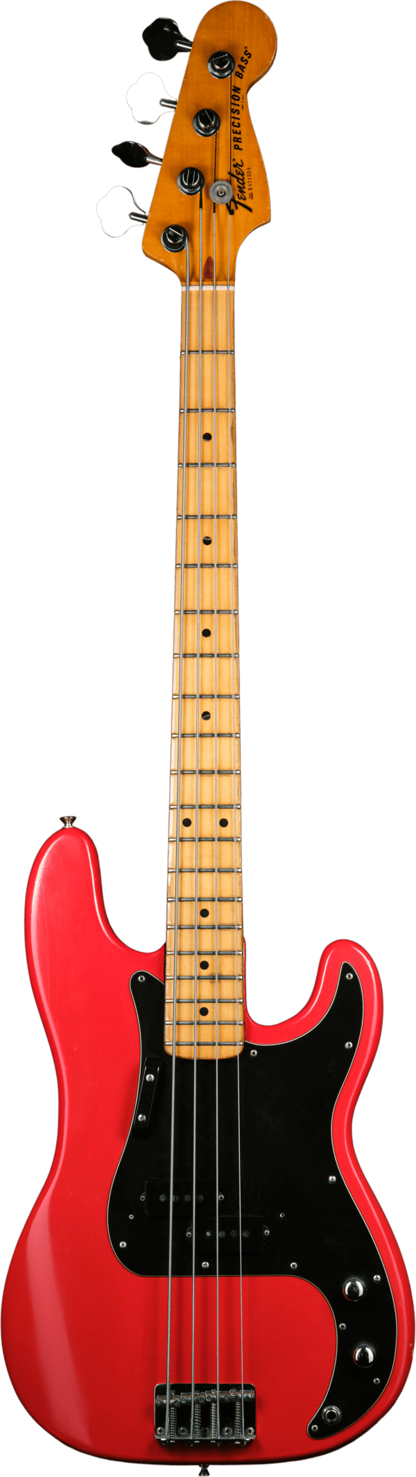 Preowned Fender Precision Bass 1978 Re-finished Red