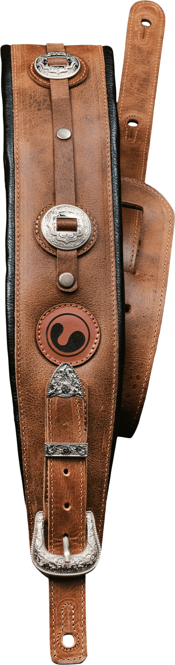 Ergo Strap MILLER 3” Vintage (Antique Silver - Padded, Genuine Leather)