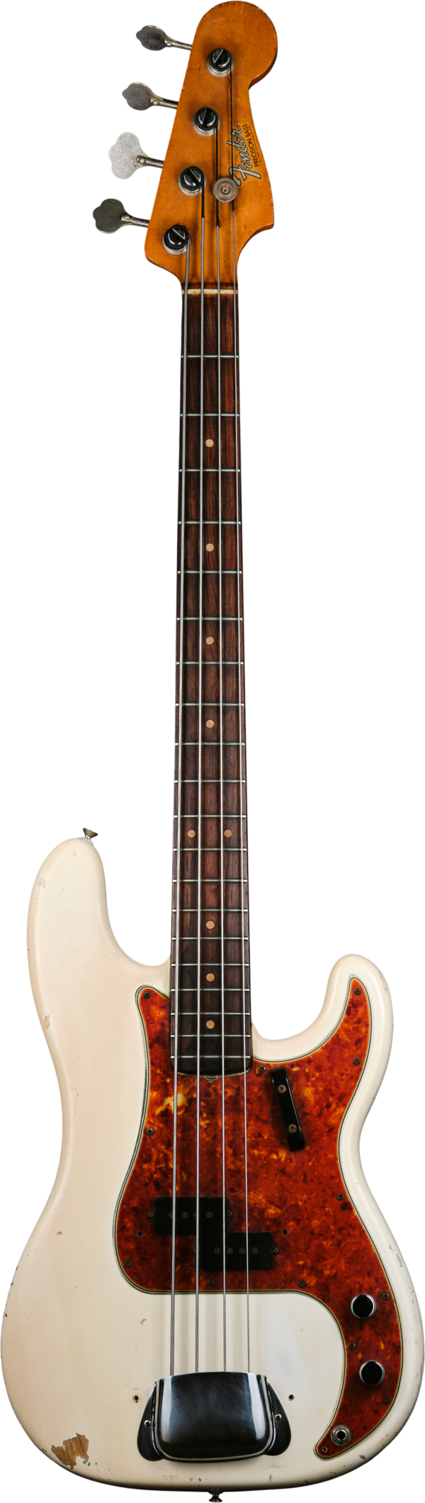 Pre-owned Fender Precision Bass Olympic White 1964 OHSC