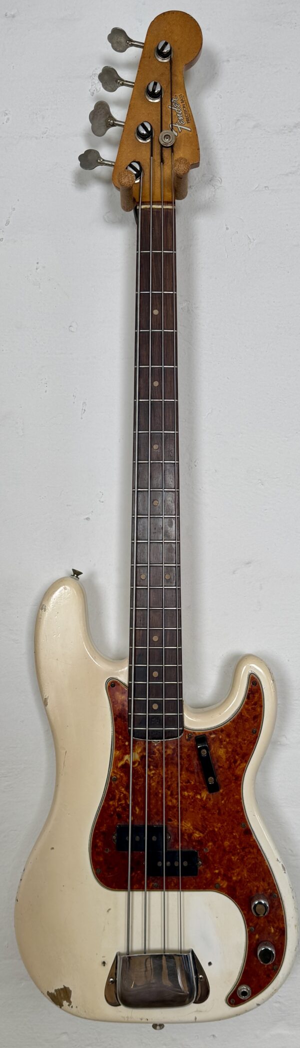 Pre-owned Fender Precision Bass Olympic White 1964 OHSC