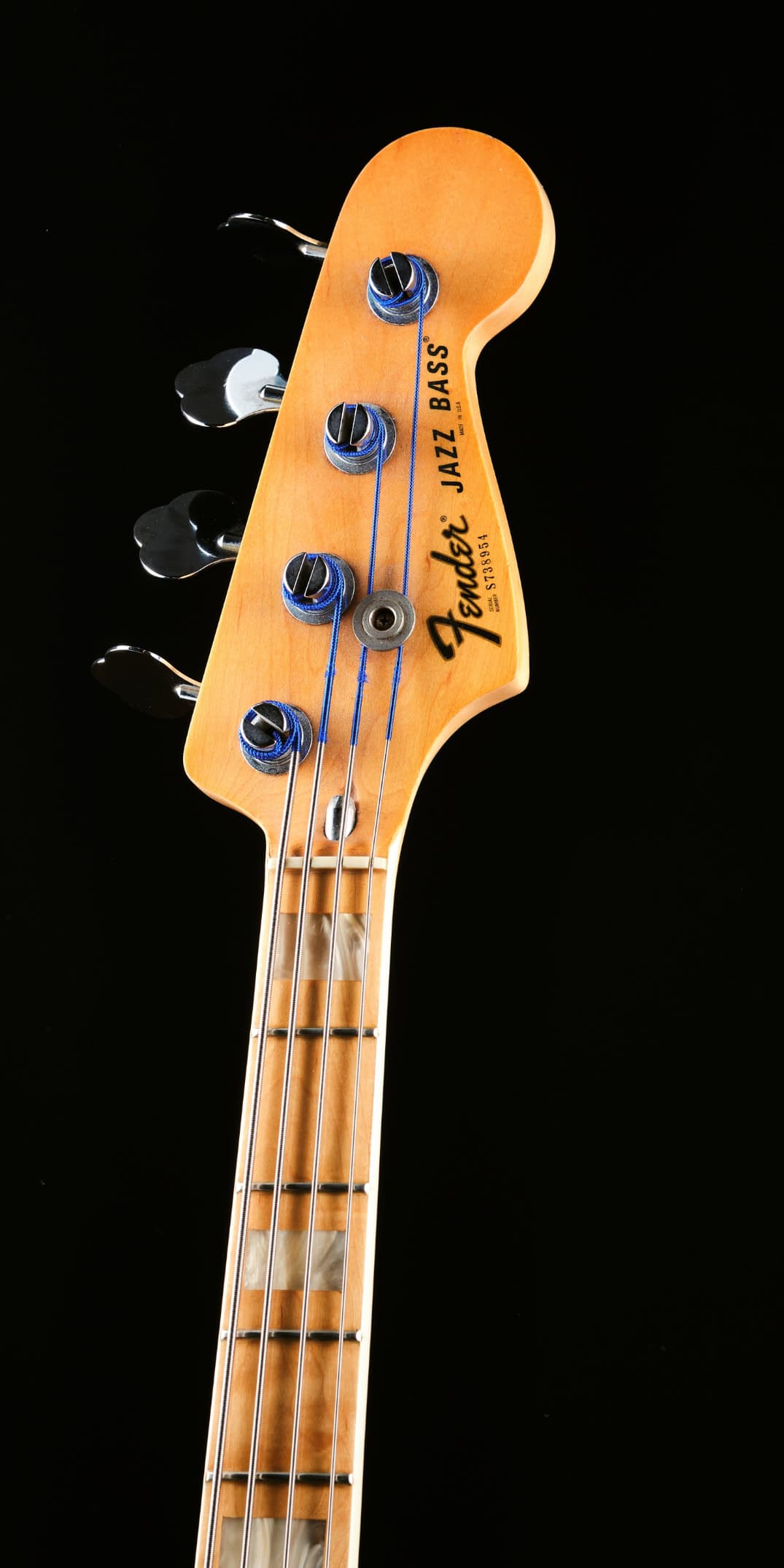 Pre-owned Fender Jazz Bass Black 1977 (2)