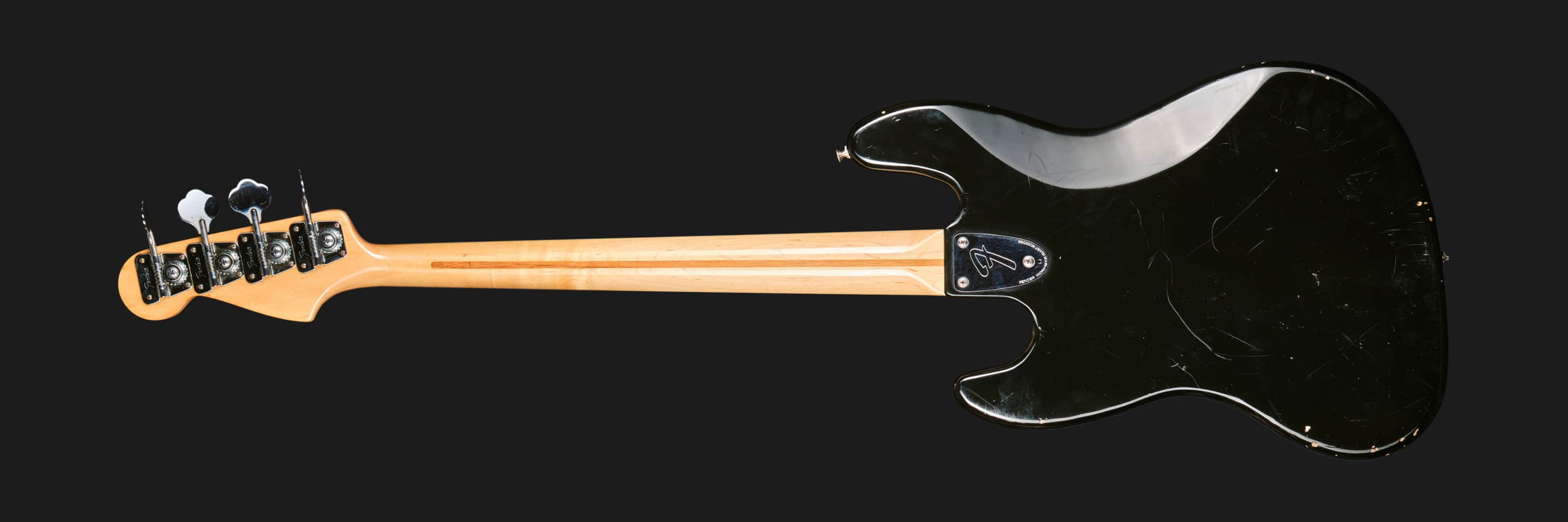 Pre-owned Fender Jazz Bass Black 1977 (8)