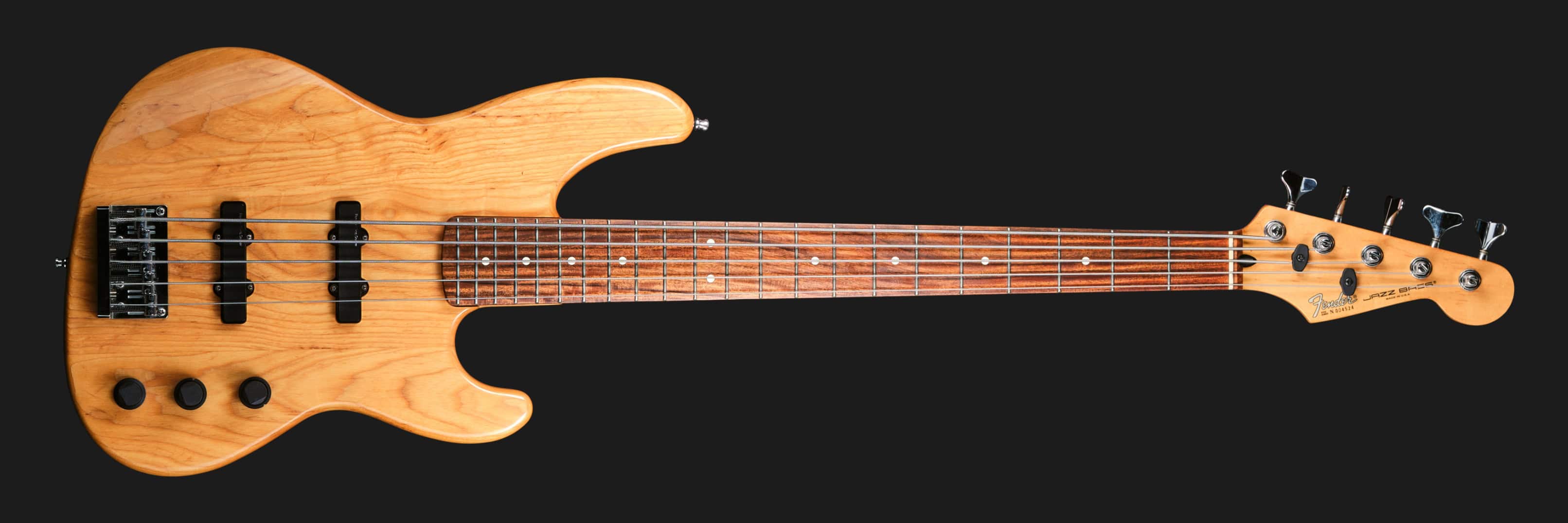 Pre-owned Fender Jazz Bass Plus V Natural 1990 (7)