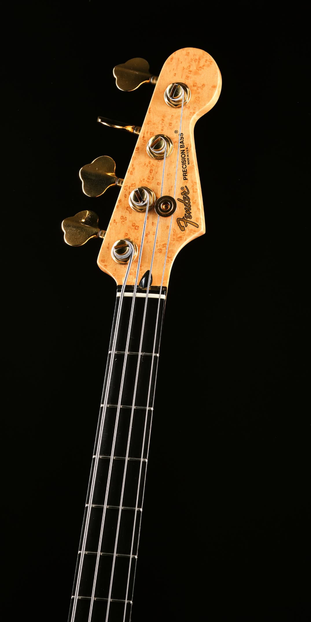 Pre-owned Fender 40th Anniversary Precision Bass Deluxe Amber 1991 (2)