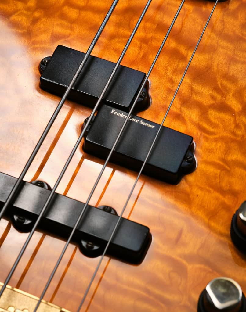 Pre-owned Fender 40th Anniversary Precision Bass Deluxe Amber 1991 (3)