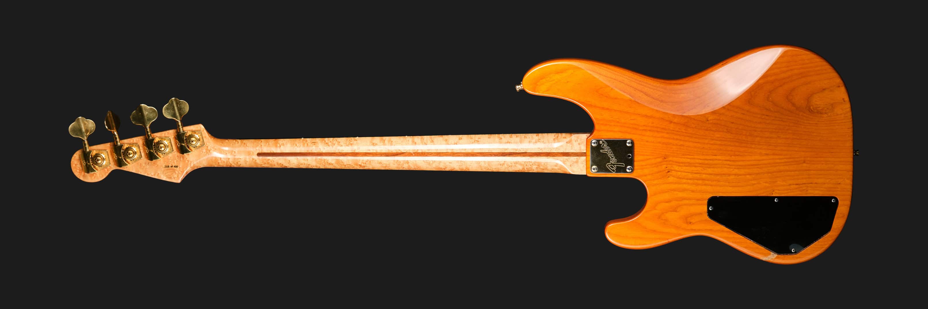 Pre-owned Fender 40th Anniversary Precision Bass Deluxe Amber 1991 (7)