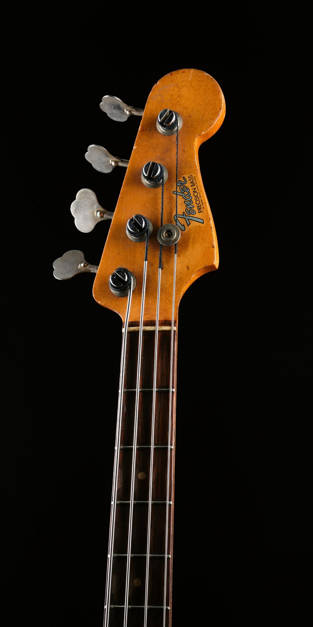 Pre-owned Fender Precision Bass Olympic White 1964 OHSC (2)