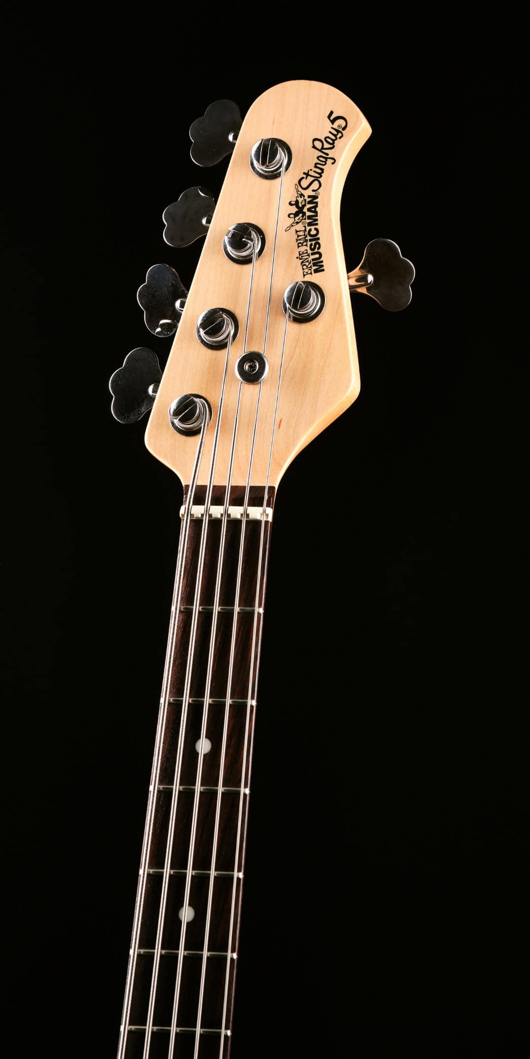 Pre-owned Musicman StingRay HH 5 Black 2007 (2)