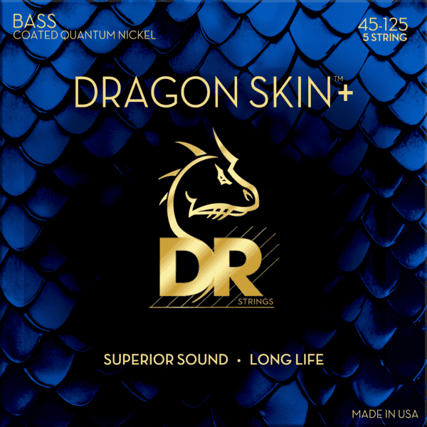 DR strings Dragon Skin+ DBQ5-45 Quantum Nickel 5-String